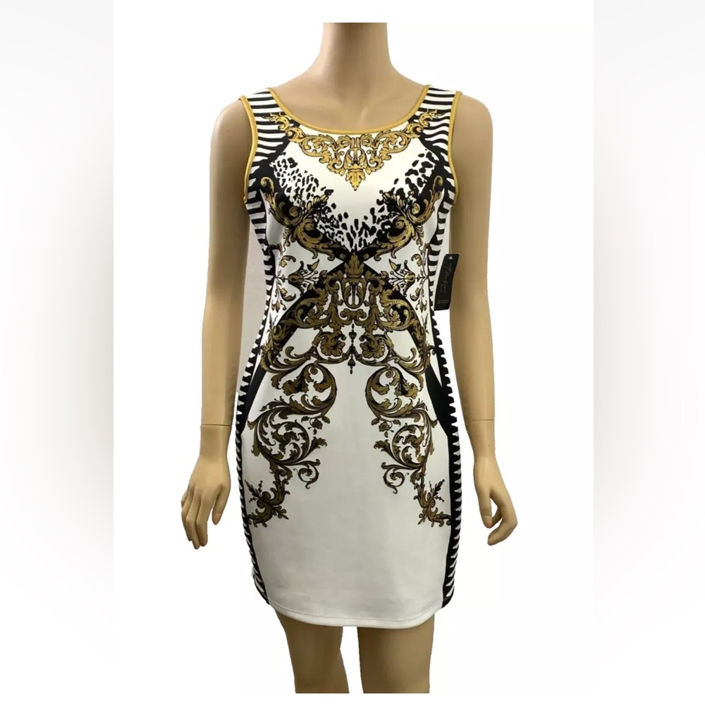 NWT $89 Thalia Sodi Cozumel Dress Bodycon Stretch Party Sleeveless Halter Size-M
